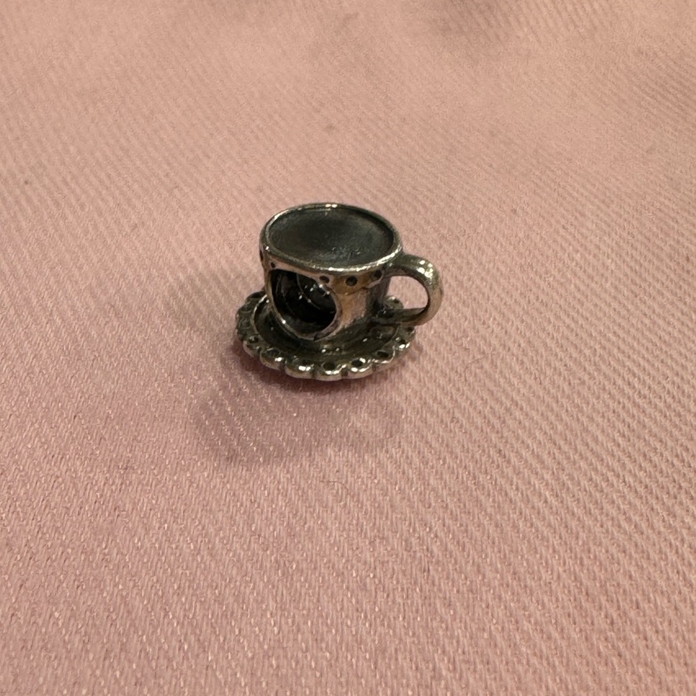 Retired Pandora tea cup charm